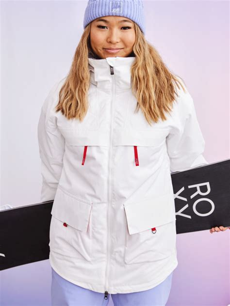 roxy chloe kim jacket|chloe kim bathing suit.